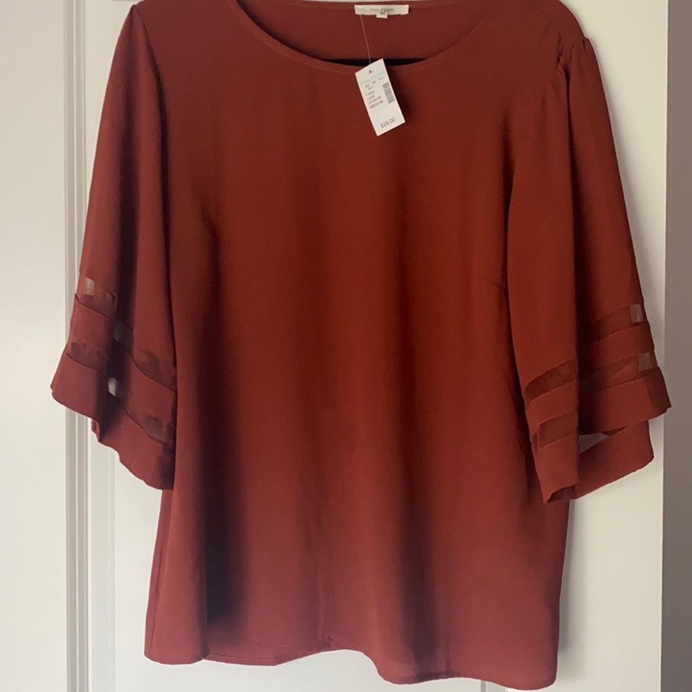 NWT 3/4 length sleeve top